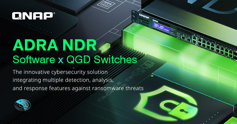 ПЗ ADRA NDR перетворює PoE-комутатори QNAP сімейства QGD на пристрої кібербезпеки